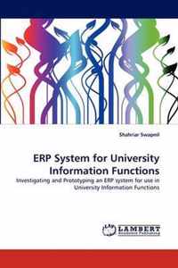 ERP System for University Information Functions