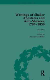 Writings of Shaker Apostates and Anti-Shakers, 1782-1850