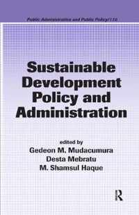 Sustainable Development Policy and Administration