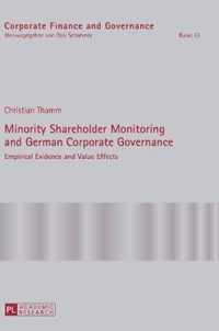 Minority Shareholder Monitoring and German Corporate Governance