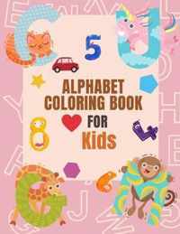 Alphabet Coloring Book Coloring Book For Kids