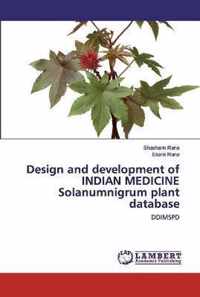 Design and development of INDIAN MEDICINE Solanumnigrum plant database