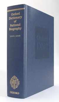 Oxford Dictionary Of National Biography 2005-2008