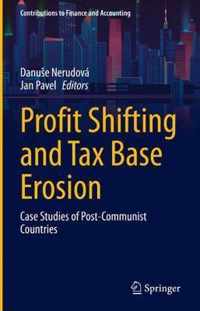 Profit Shifting and Tax Base Erosion