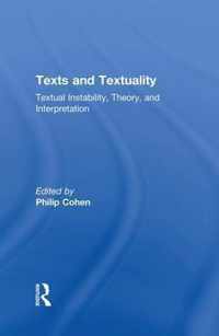 Texts and Textuality