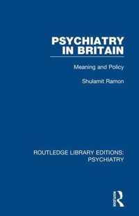 Psychiatry in Britain