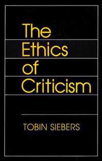 The Ethics of Criticism