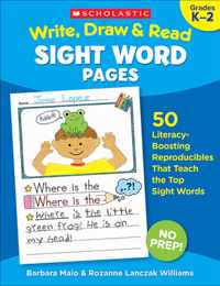 Write, Draw & Read Sight Word Pages