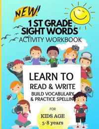 New 1st Grade Sight Words Activity Book