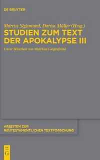 Studien Zum Text Der Apokalypse III