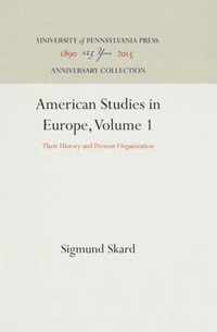 American Studies in Europe, Volume 1