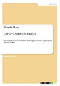 CAPM vs Behavioral Finance