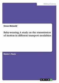 Baby-wearing. A study on the transmission of motion in different transport modalities