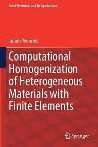 Computational Homogenization of Heterogeneous Materials with Finite Elements