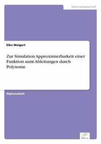 Zur Simulation Approximierbarkeit einer Funktion samt Ableitungen durch Polynome