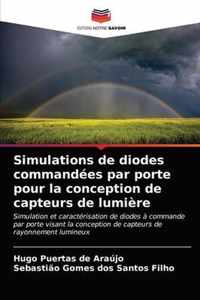 Simulations de diodes commandees par porte pour la conception de capteurs de lumiere