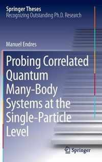 Probing Correlated Quantum Many-Body Systems at the Single-Particle Level