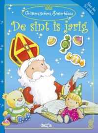 De Sint is jarig (glitterstickers)