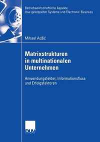 Matrixstrukturen in multinationalen Unternehmen