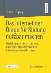 Das Internet Der Dinge Fur Bildung Nutzbar Machen