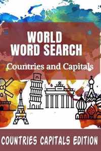 World Word Search Countries and Capitals