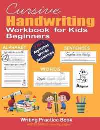 Cursive Handwriting Workbook for Kids Beginners