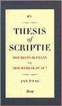 Thesis of scriptie