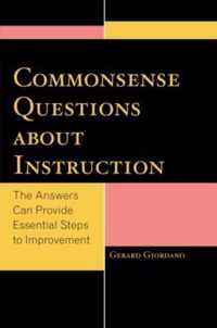 Commonsense Questions about Instruction