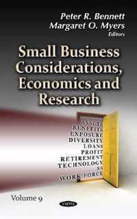 Small Business Considerations, Economics and Research