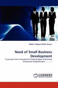 Need of Small Business Development