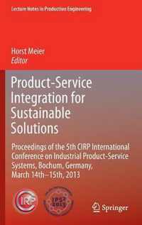 Product-Service Integration for Sustainable Solutions