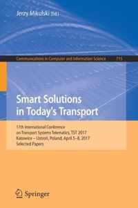 Smart Solutions in Today's Transport