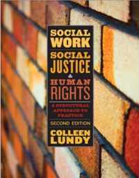 Social Work, Social Justice, And Human Rights
