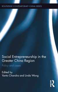 Social Entrepreneurship in the Greater China Region