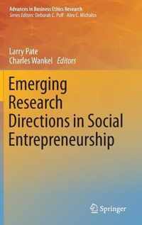 Emerging Research Directions in Social Entrepreneurship