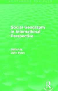 Social Geography (Routledge Revivals): An International Perspective