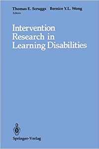 Intervention Research in Learning Disabilities