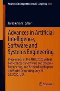 Advances in Artificial Intelligence, Software and Systems Engineering: Proceedings of the Ahfe 2020 Virtual Conferences on Software and Systems Engine