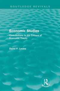 Economic Studies (Routledge Revivals): Contributions to the Critique of Economic Theory