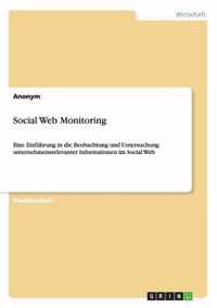 Social Web Monitoring