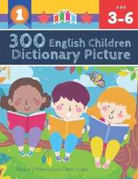 300 English Children Dictionary Picture. Bilingual Children's Books Filipino English