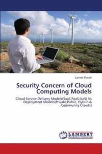 Security Concern of Cloud Computing Models