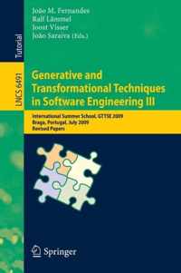 Generative and Transformational Techniques in Software Engineering III