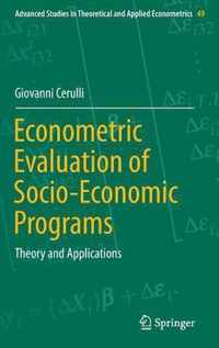 Econometric Evaluation of Socio Economic Programs