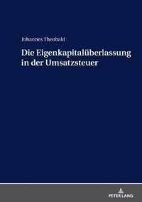 Die Eigenkapitalueberlassung in Der Umsatzsteuer