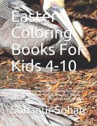 Easter Coloring Books For Kids 4-10