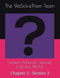 Solution Manual: Stewart Calculus 8th Ed.