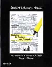 Student Solutions Manual for Statistics for Business and Economics