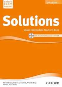 Solutions second edition - Upp-Int teacher's book + cd-rom p