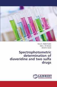 Spectrophotometric determination of diaveridine and two sulfa drugs